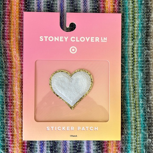 NEW Stoney Clover Lane x Target White Heart Patch - Picture 3 of 4